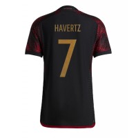 Koszulka piłkarska Niemcy Kai Havertz #7 Strój wyjazdowy MŚ 2022 tanio Krótki Rękaw